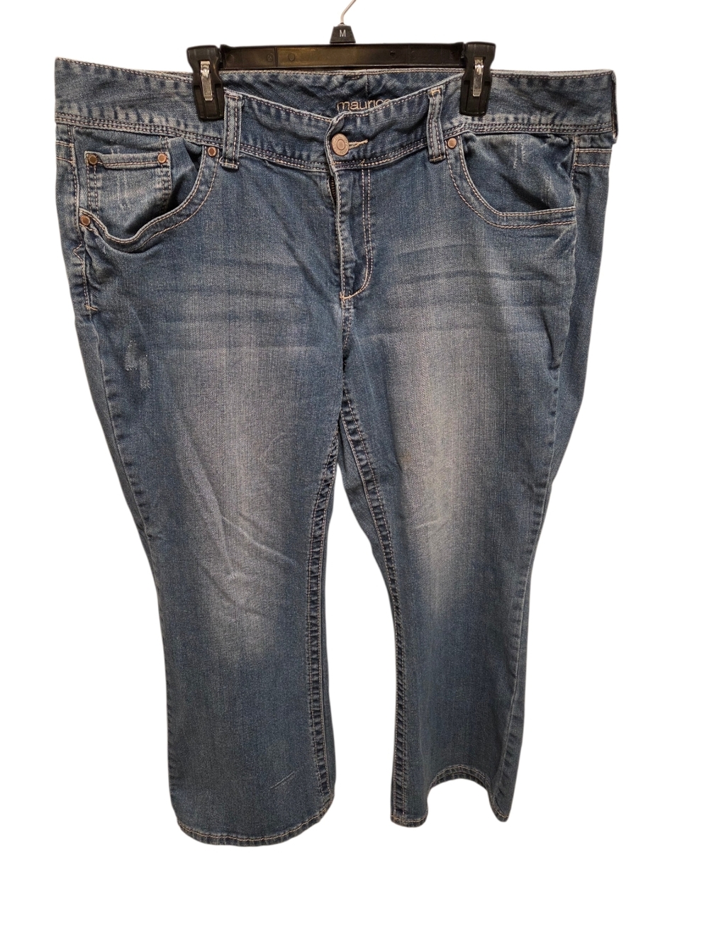 Maurices Light Blue X-short Jeans - Plus Size